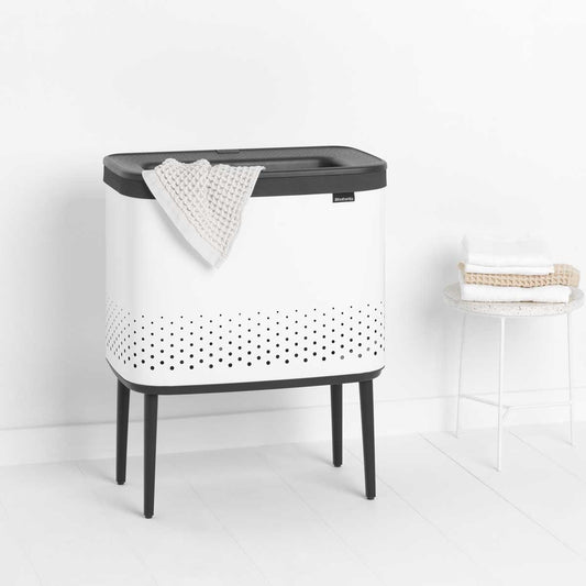 סל כביסה BO לבן 60 ליטר Brabantia