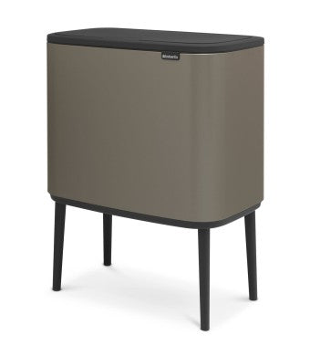 פח אשפה למטבח BO טאץ 36 ליטר, פלטינום Brabantia