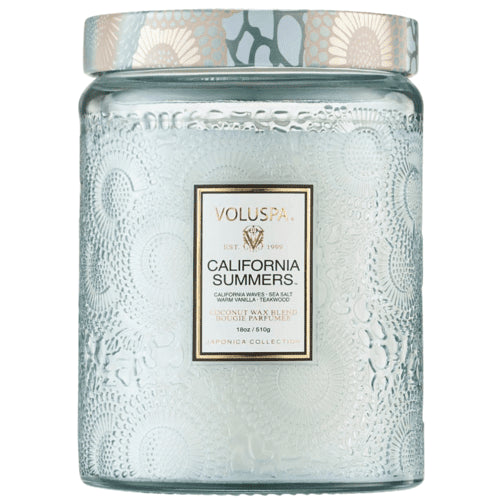 נר ריחני בצנצנת זכוכית 510 גרם – California Summers VOLUSPA