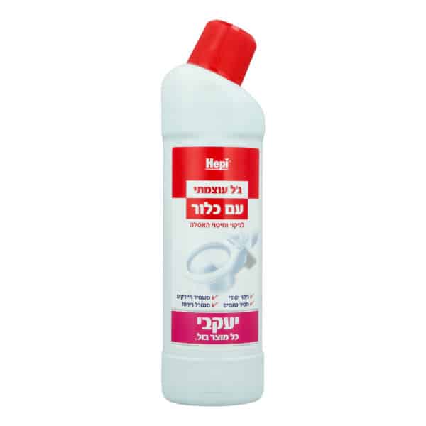 הפי – ג'ל לניקוי אסלה עם כלור