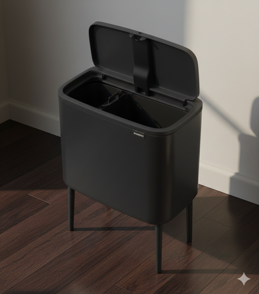 BO טאץ פח 36 ליטר שחור מט Brabantia