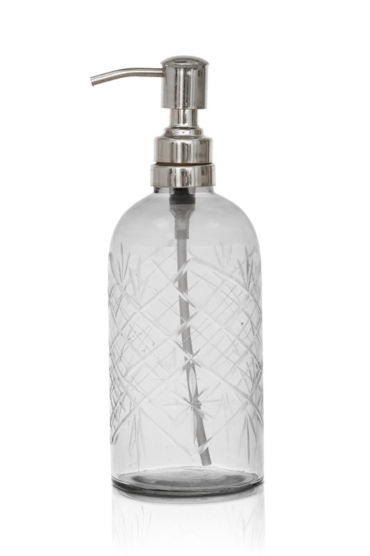 דיספנסר דמוי קריסטל בגודל 9X9X23 בצבע ניקל