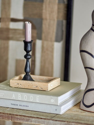 מגש טרוורטין טבעי 15 ס"מ