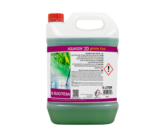 2D GREEN TEA – חומר ניקוי בבישום כפול לגרניט פורצלן וקרמיקה