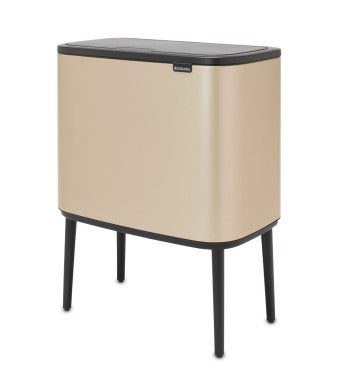 פח אשפה למטבח BO טאץ 36 ליטר, זהב מטאלי Brabantia