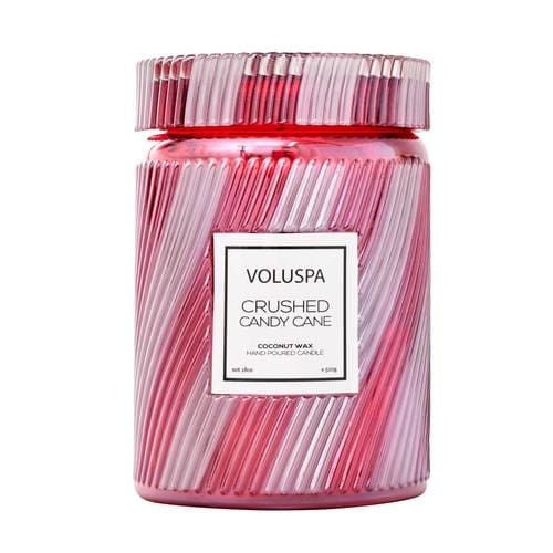 נר ריחני בצנצנת זכוכית 510 גרם – Crushed Candy Cane VOLUSPA
