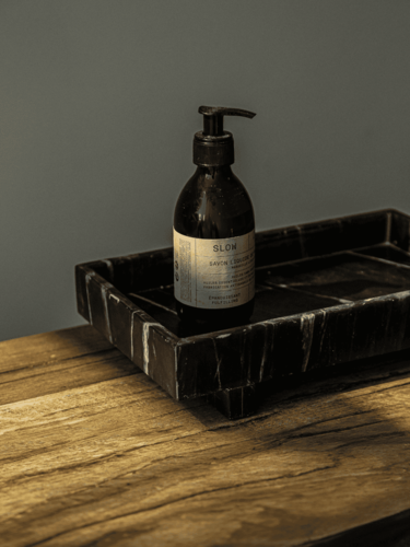 מגש אבן Massimo - שחור Studio Marmo