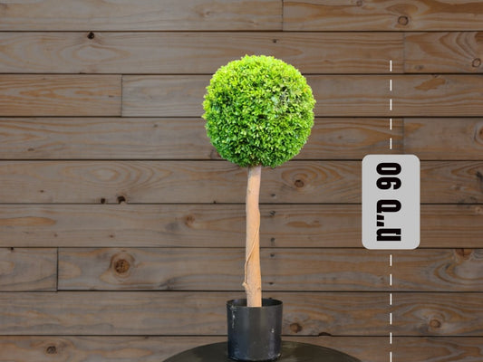 עציץ מלאכותי כדורי גובה 90 ס"מ