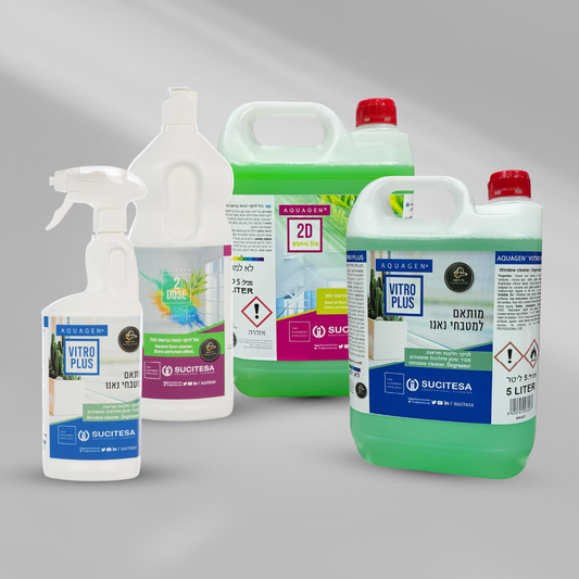 מארז פרימיום להברקת חלונות, משטחים ורצפות