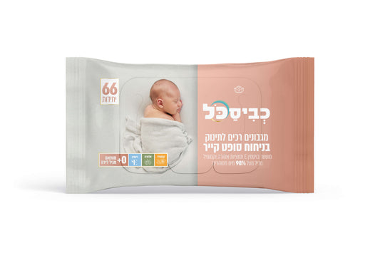 מגבונים רכים לתינוק בניחוח סופט קייר