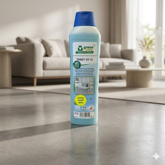 TANET SR 15 מבית green care | נוזל ניקוי לגרניט פורצלן, שיש ולינולאום